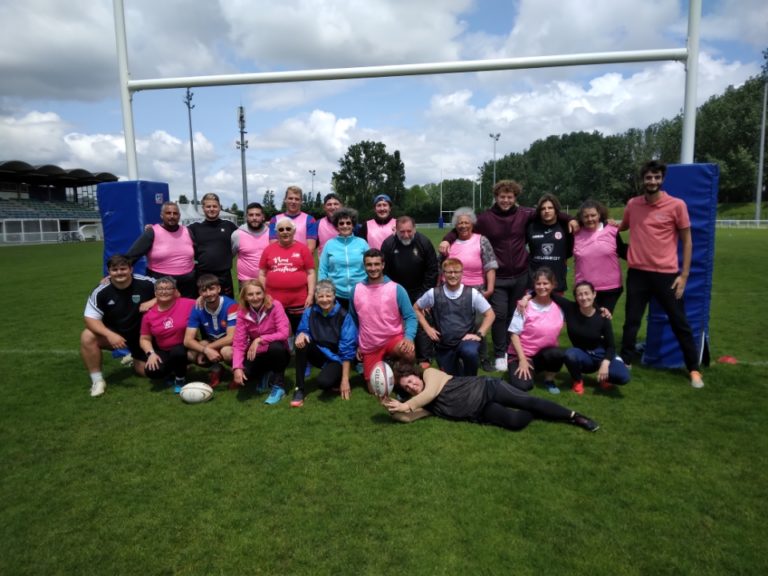 Illustration de Les stagiaires BPJEPS et le rugby santé.
