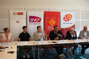 Le Balma Olympique Rugby Club en route vers Gimont en train liO à 1€ : le rugby occitan s’engage pour une mobilité durable